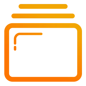 Оранжевая иконка слайдов