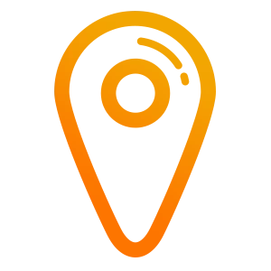 Оранжевая иконка точки на карте