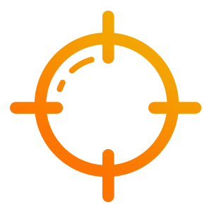 Оранжевая иконка прицела